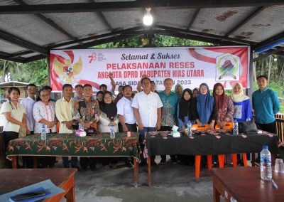 RESES TAHAP II DPRD KABUPATEN NIAS UTARA DI DESA SERIWAU