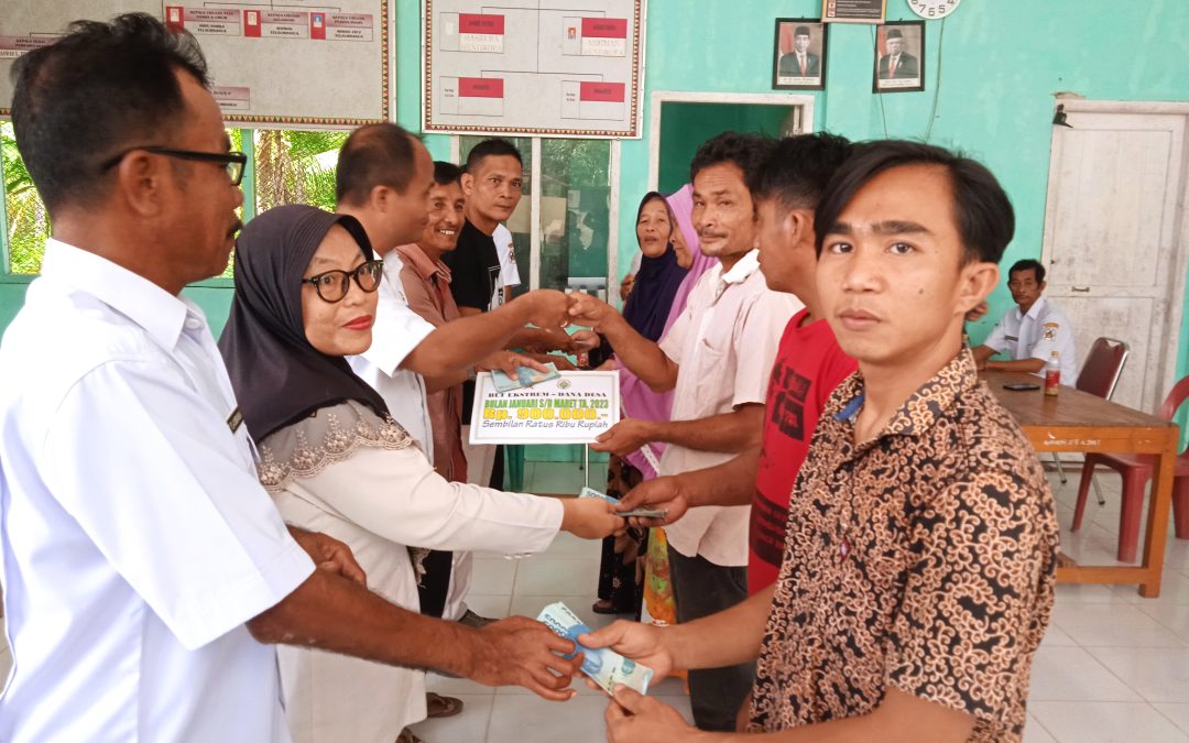 PENYALURAN BLT-EKSTREM DD TAHAP I DESA SERIWAU