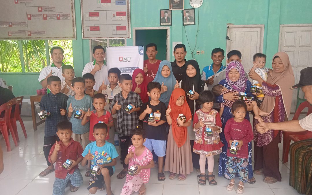 MTT Sumbagut dan Rumah Zakat Gelar Benteng Sehat Di Desa Seriwau