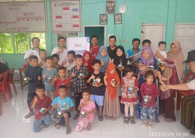 MTT Sumbagut dan Rumah Zakat Gelar Benteng Sehat Di Desa Seriwau